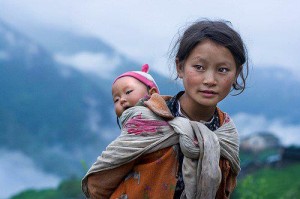 Tibeten child
